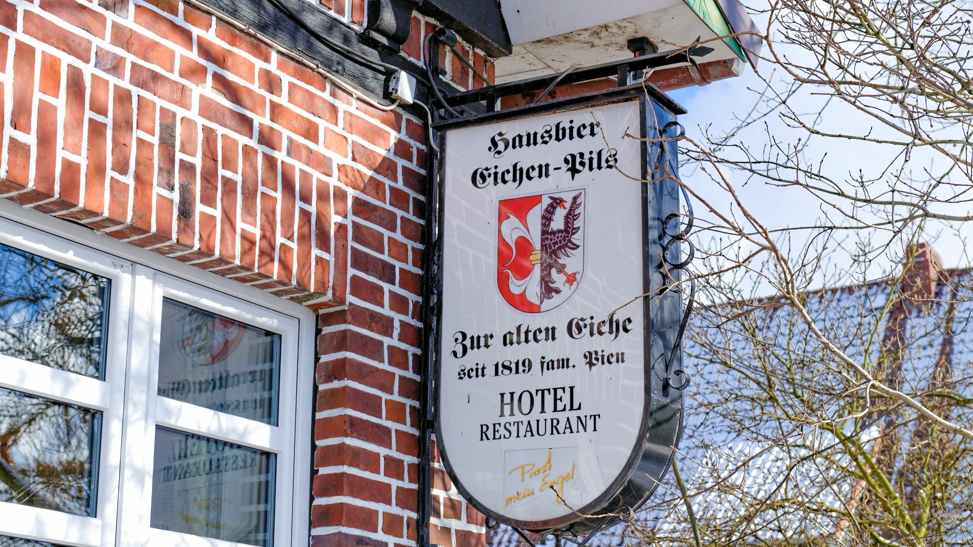 המבורג Gasthaus Zur Alten Eiche מראה חיצוני תמונה